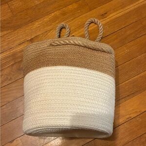 Opalhouse or Threshold Woven Hanging Basket Planter
